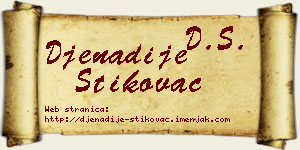 Đenadije Štikovac vizit kartica